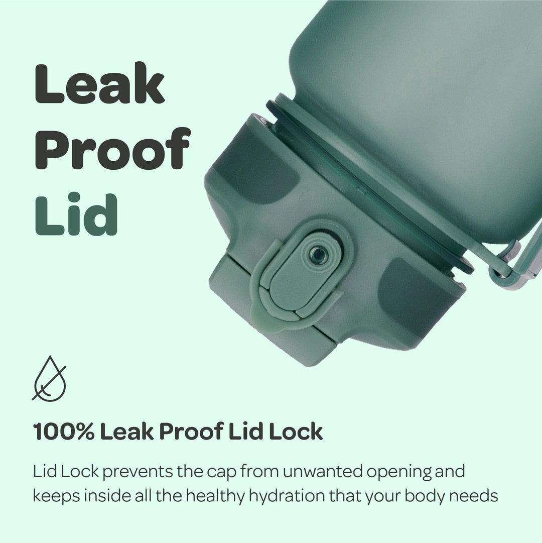 Water Bottle with Times to Drink &amp; Straw - Large 32 Oz BPA Free Motivational Bottle &amp; No Sweat Sleeve -Leak Proof Gym Bottle with Time Marker - Ideal Gift for Fitness, Sports &amp; Outdoors