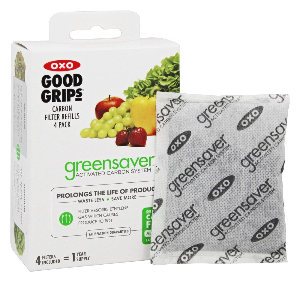 Good Grips GreenSaver Carbon Filter Refills 4 Pack