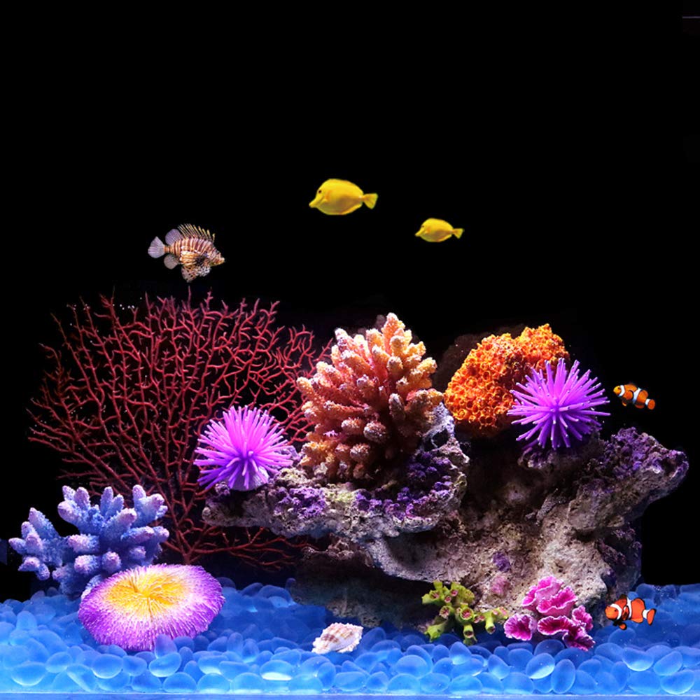 1Pc of Polyresin Coral Ornaments, Aquarium Coral Decor for Fish Tank Aquarium Decoration 5.11 x 3.93 x 2.75…