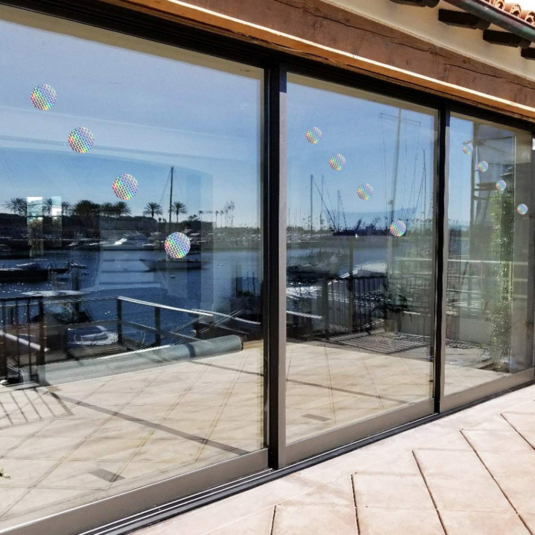 Bird Deterrent Stickers for Window, Prevent Birds from Hitting Windows, 20 Pieces