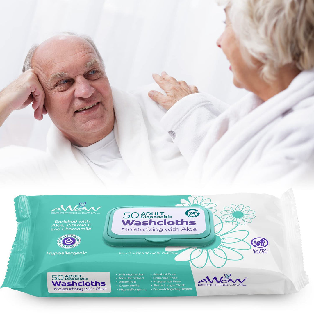 A World of Wipes Professional Natural Adult Disposable 