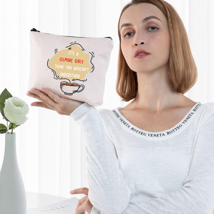 Girls Merchandise Lukes Cosmetic Bag It’s a Girls Thing TV Show Inspired Pouch (Girls Makeup Bag)