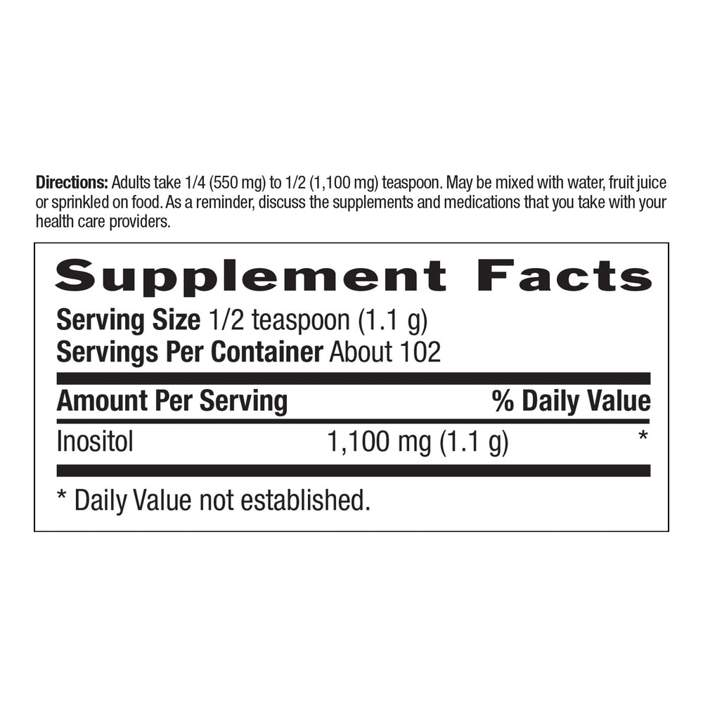 Inositol Powder - 8 Ounce