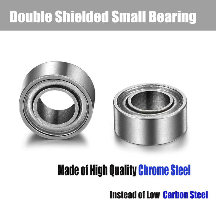 Donepart Bearing, R144-ZZ Bearing, 1/8inchx1/4 inchx7/6