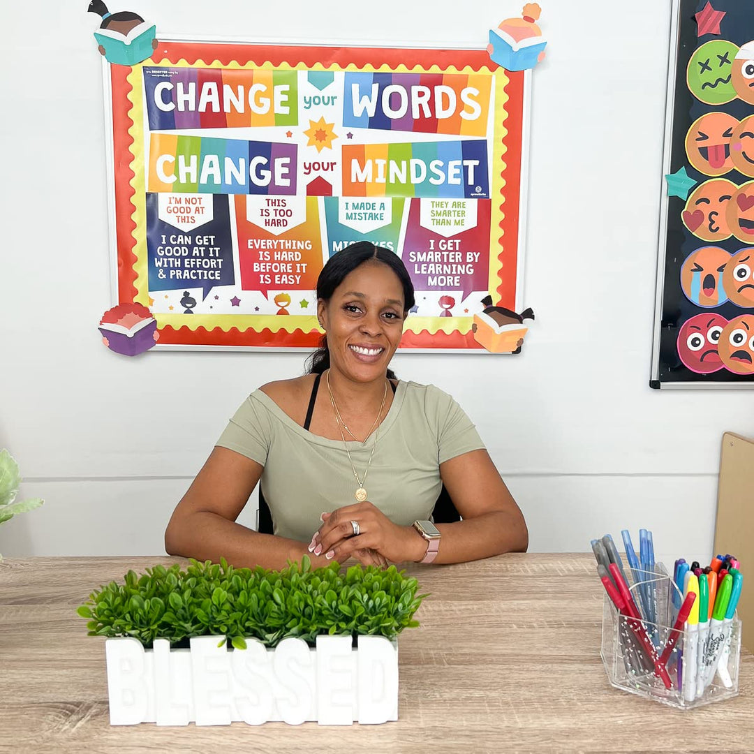 Sproutbrite Growth Mindset Classroom Decorations - Bann