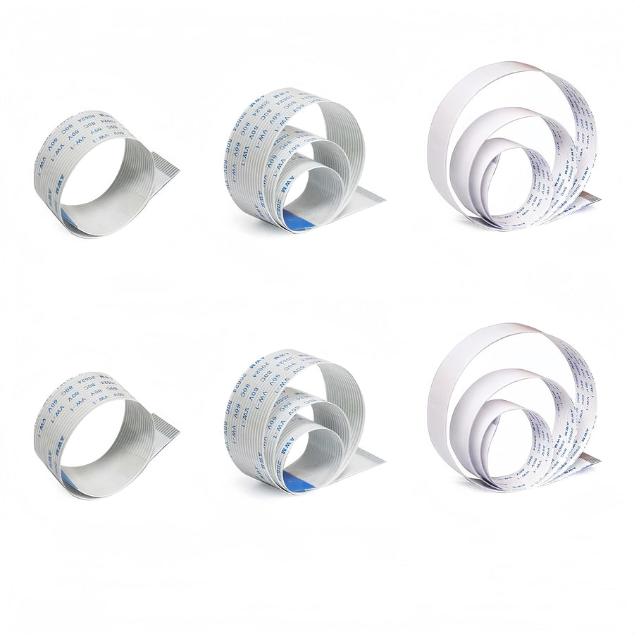 Raspberry Pi Camera Cable, 6pack 15 Pin (15cm×2pcs/30cm×2pcs/50cm×2pcs) FFC Ribbon Flexible Flat Cable for Raspberry Pi Module Camera