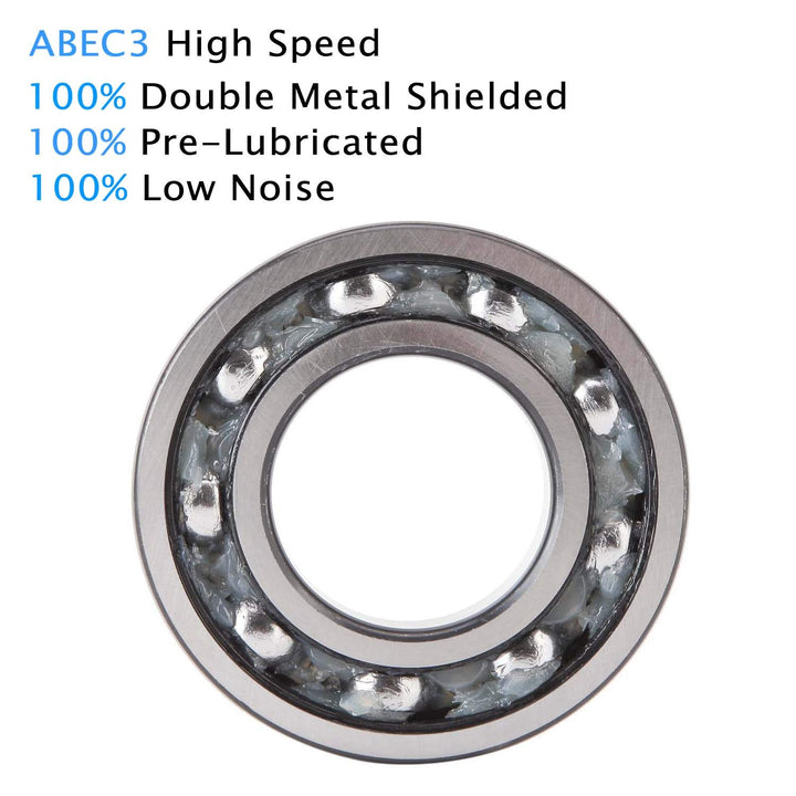 Donepart 6000 ZZ Bearings 10mm ID, 26mm OD, 8mm Width A