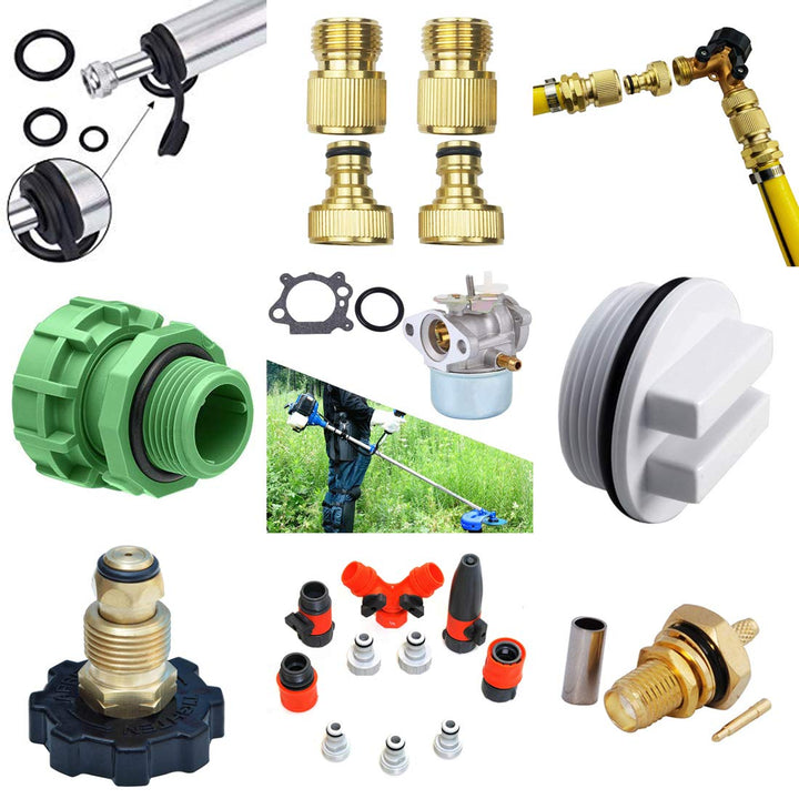 Ofowin [50 Pcs] Nitrile Rubber O-Rings 9mm OD 7mm ID 1mm Width, Metric Buna-N Sealing Gasket for Pressure Washer, Filter, Pump, Plumbing, Water Hose, air Pipe, Gauges, Automotive, Machine