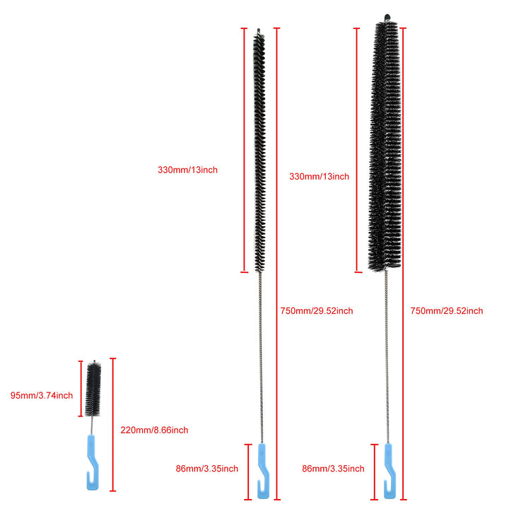 IZSOHHOME Dryer Lint Cleaner Kit, 3Pcs Nylon Bristle Br
