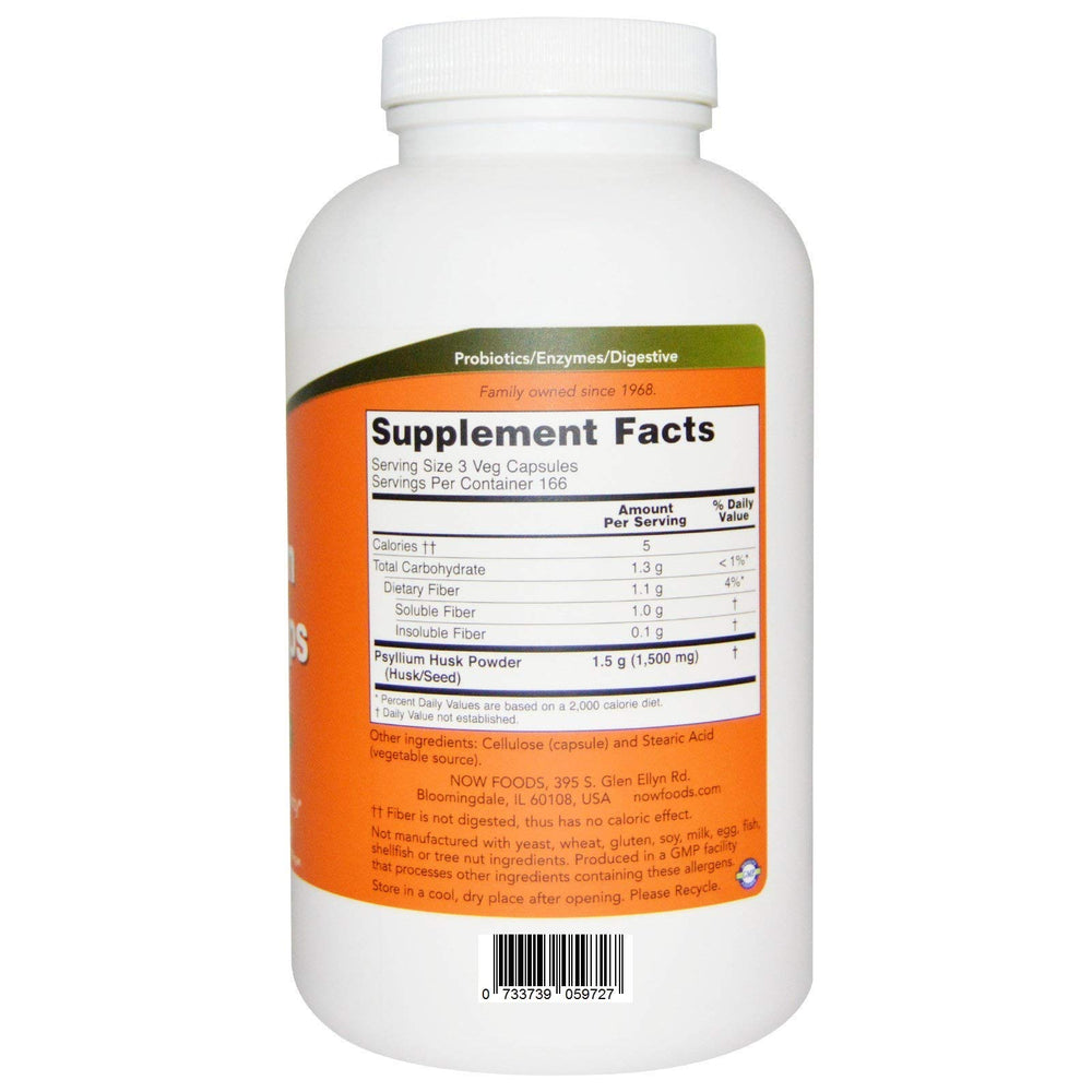 Now Psyllium Husk Caps