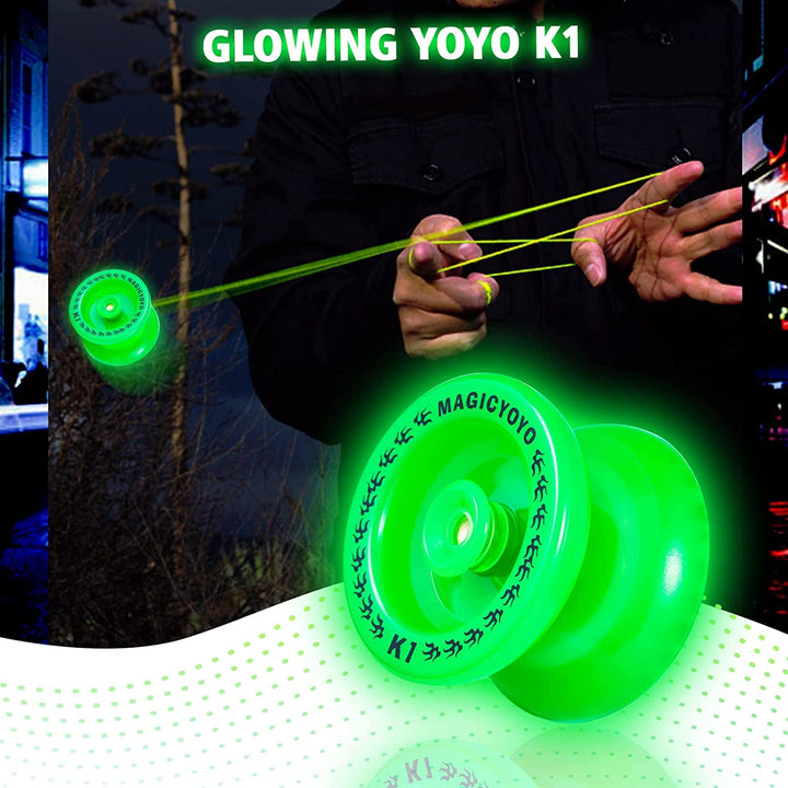 MAGICYOYO Responsive YoYo K1 Plus Glow in The Dark Gree