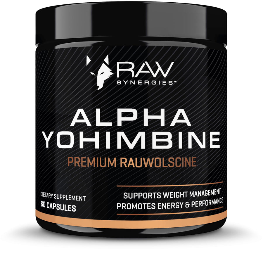 Alpha Yohimbine – Yohimbe Bark Fat Burner, Weight Loss Pills That Work Fast - 3rd Party Tested for Purity and Potency, 60 capsules by RAW Synergies