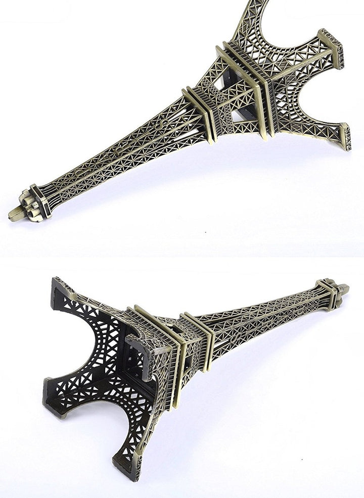 ® 5.9 inch Bronze Paris Eiffel Tower Modelling Iron Craft Art Gift for Home Decoration Statues