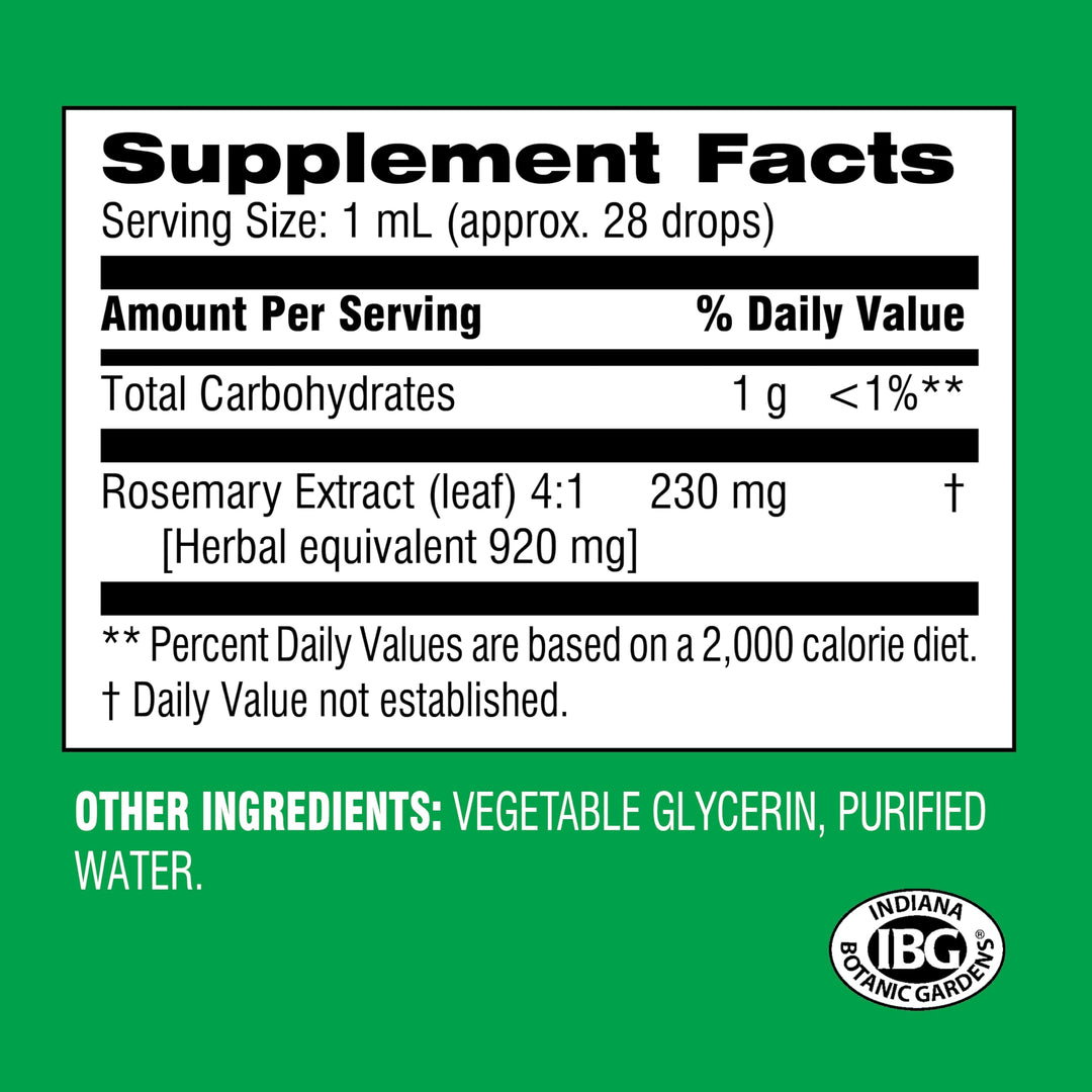 Botanic Choice Liquid Extract, Rosemary Leaf, 1 Fluid O