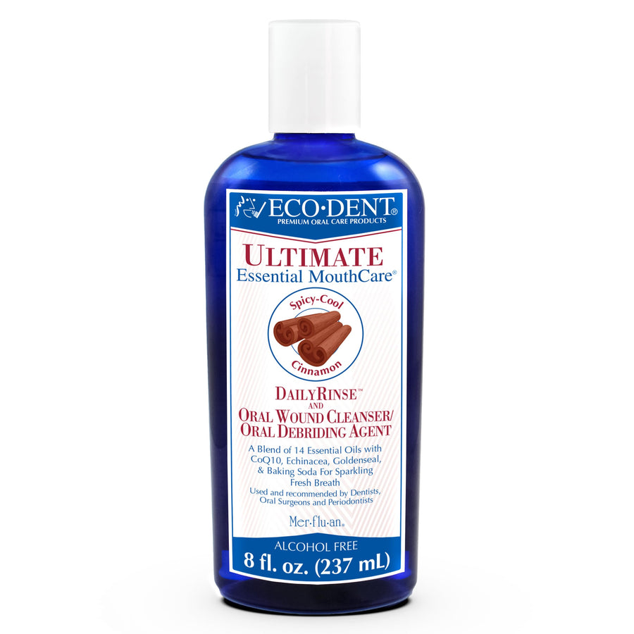 Eco-Dent Ultimate Daily Mouth Rinse, Cool Cinnamon 8 oz