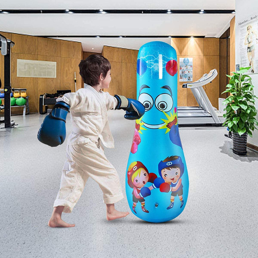Punching Bag for Kids 49 Inches Boxing Dummy Inflatable