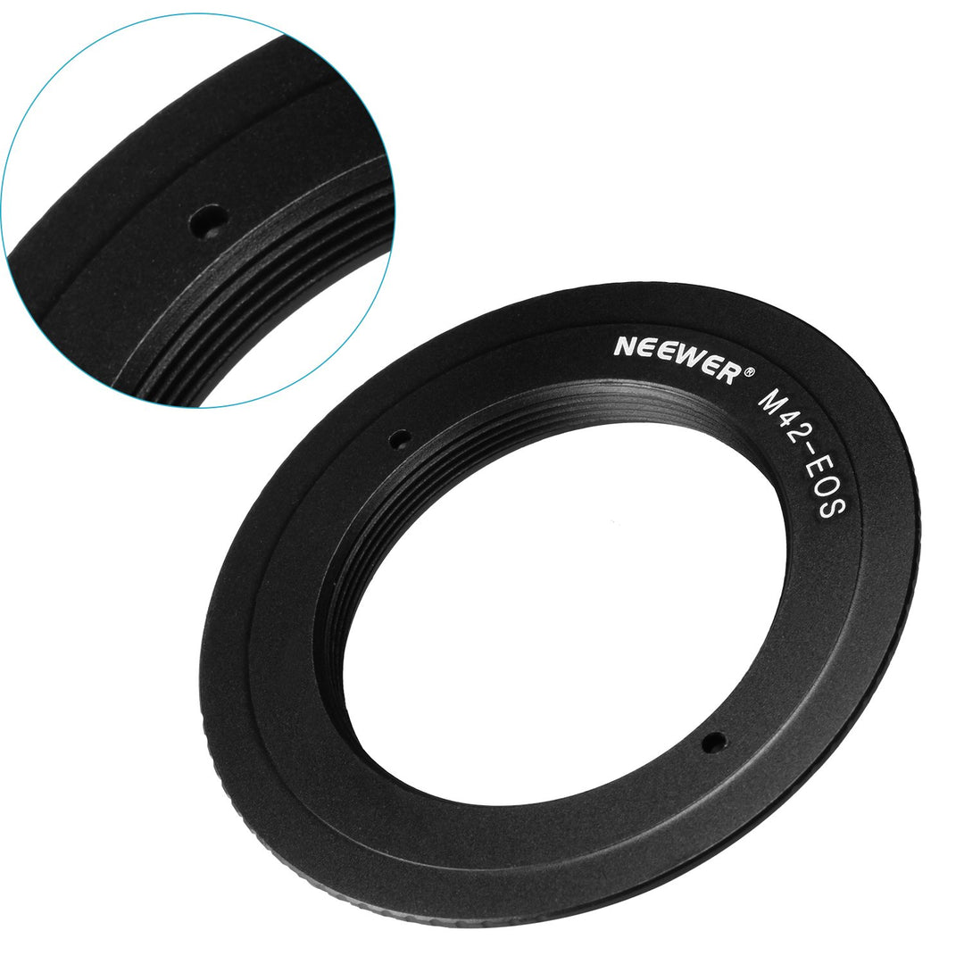 Neewer Aluminum Alloy Lens Mount Adapter for M42 Lens t
