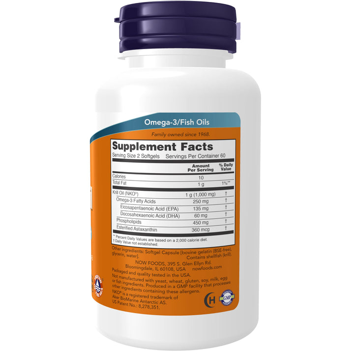 Supplements, Neptune Krill Oil 500 mg, Phospholipid-Bound Omega-3, Cardiovascular Support*, 120 Softgels