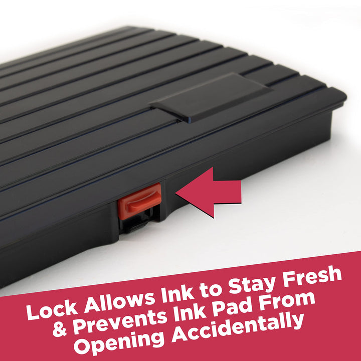 Extra Large Premium Dry (No Ink) Stamp Pad - 5 by 7 - Quality Felt Pad