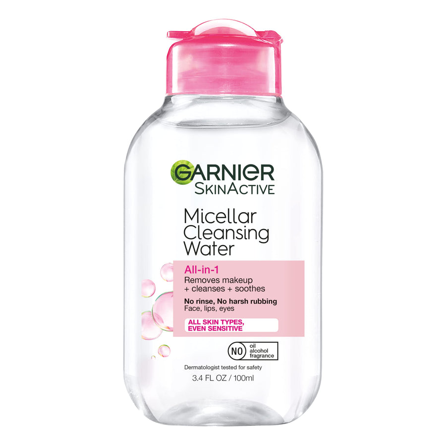 SkinActive Micellar Cleansing Water All-in-1 Cleanser & Makeup Remover, 3.4 Ounce