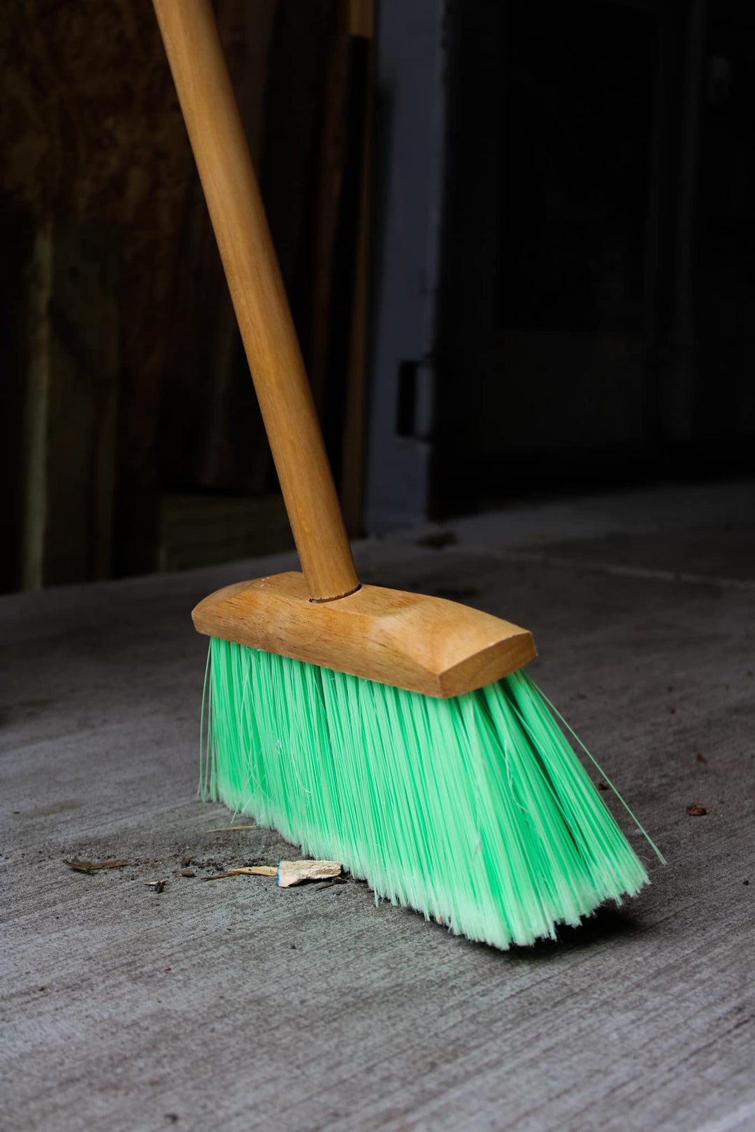 BLYSK Indoor/Outdoor Heavy Duty Wooden Broom Brush, Sweeper, Head Replacement Soft bristles, Great use for Home, Kitchen, Room, Office, Patio, Deck Floor (Broom Head)