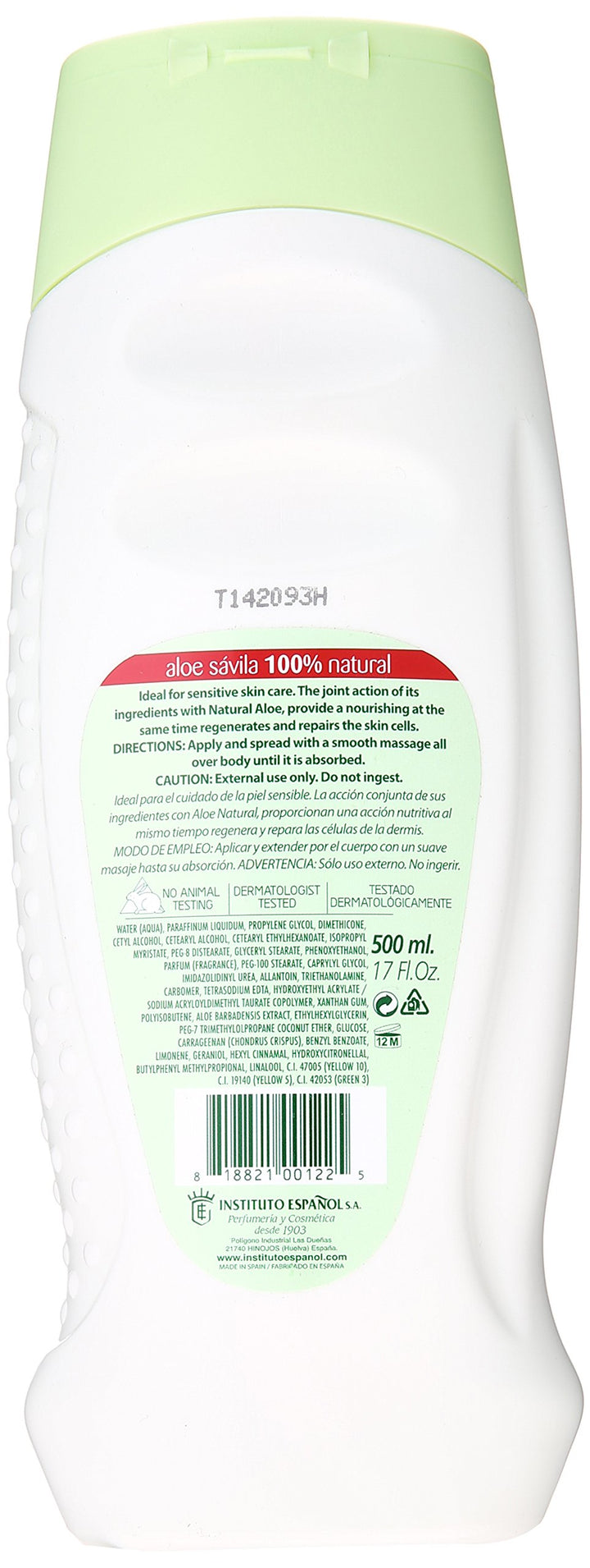 Instituto Espanol Aloe Vera Lotion, 17 Ounce
