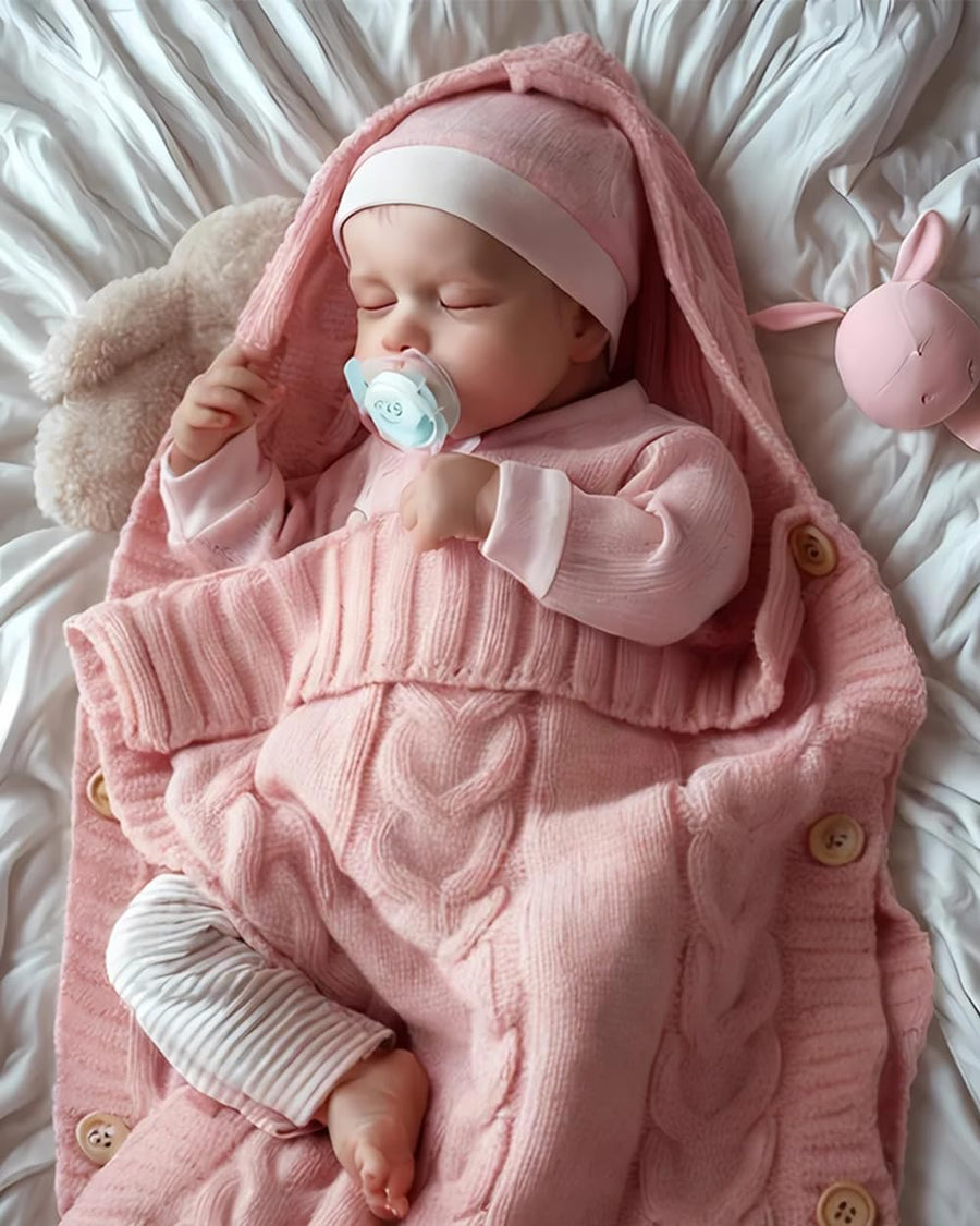 JIZHI Lifelike Reborn Baby Dolls - 18 Inch-Soft Body Re