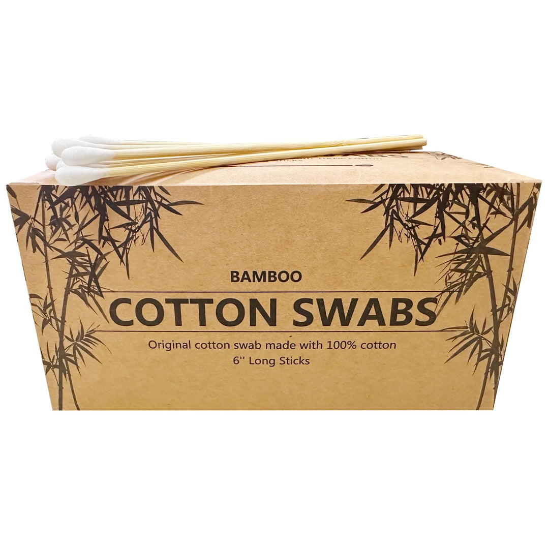 Cotton Swabs with Wooden Handle 6 Inch 700 Pieces Long Applicator Single Tip, Accessory For Gun Cleaning, Jewelry, Ceramics, Electronics, Fabric Decoration, Arts and Crafts, Cats and Dogs