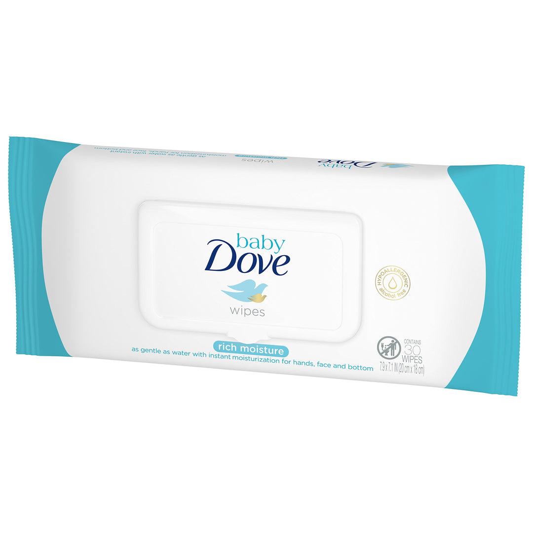 Rich Moisture Hand and Face Wipes -30 Ct