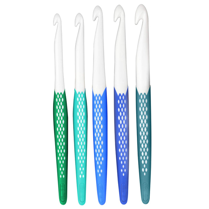 Prym Ergonomics Crochet Hook Set, Large (7mm, L, M, N, 