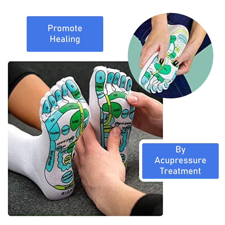 WZPUSMART Acupressure Reflexology Socks for Men and Wom