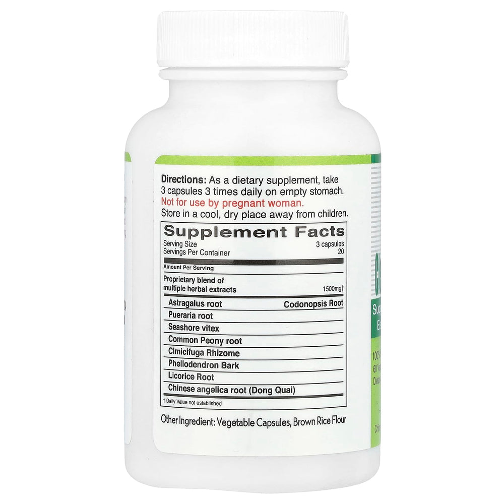 Clear Eye & Sharp Ear Dietary Supplement Capsules, 500 mg, 60 Count Bottle