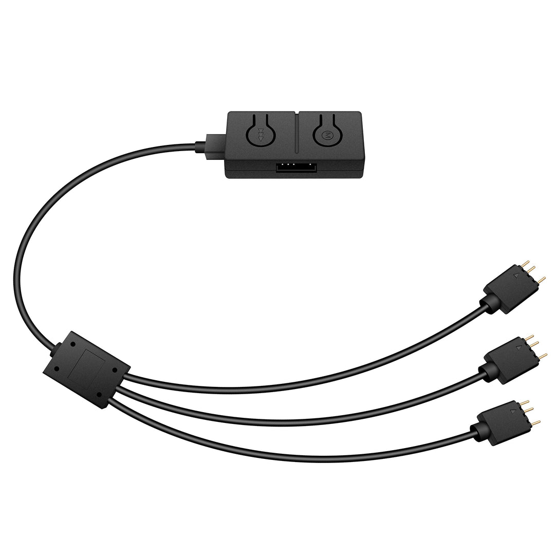 EZDIY-FAB 12V to 5V RGB Converter, 3-Way Splitter, SATA