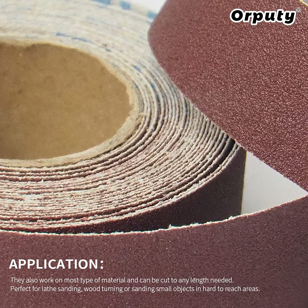 1 x 18 Foot 400 Grit Abrasive Roll Sanding Roll for Wood Turners, Furniture Repair, Woodworkers, Metal Workers and Automotive Body Renew