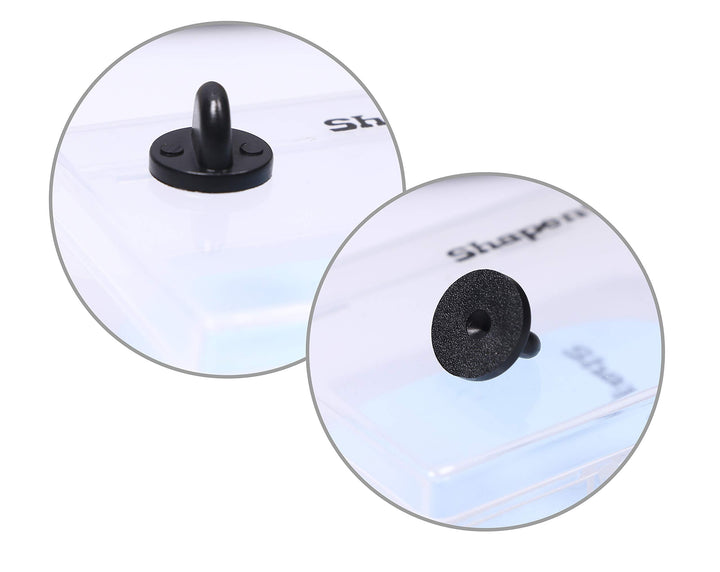 Shapenty Clutch PVC Rubber Pin Backs Keepers Replacemen