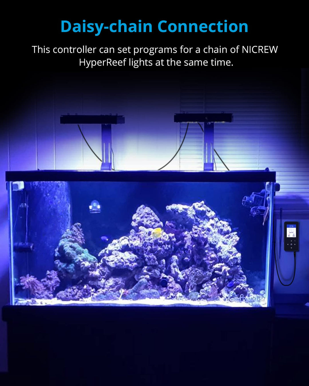 HyperReef Light Controller, LED Light Timer for HyperReef 50,100,150 Gen 1, Not Compatible with HyperReef Gen 2