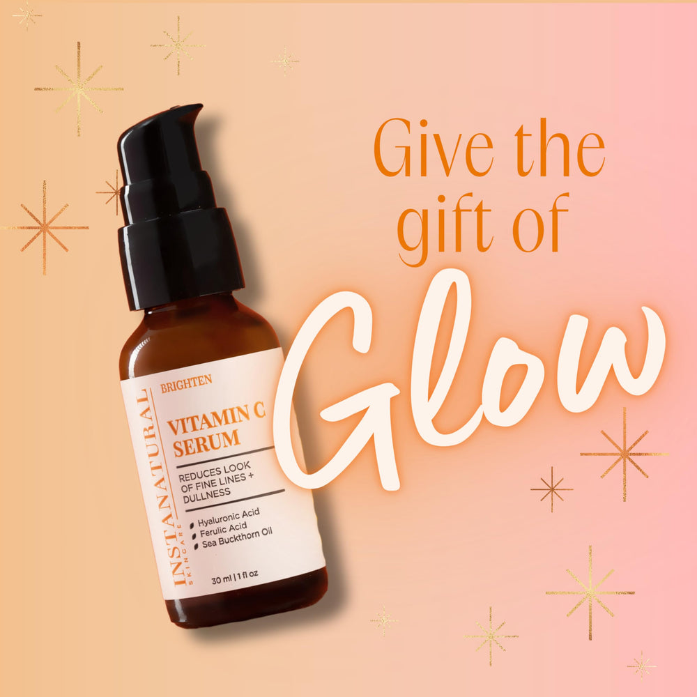 Vitamin C Face Serum, Brightens, Hydrates and Reduces Signs of Aging, with Vitamin C, Hyaluronic and Ferulic Acid, 1 FL Oz