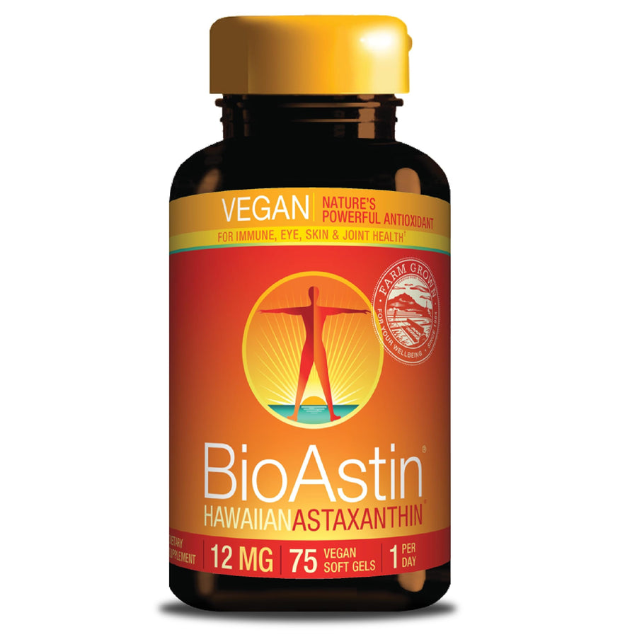 Nutrex Hawaii Vegan BioAstin Hawaiian Astaxanthin - 12m