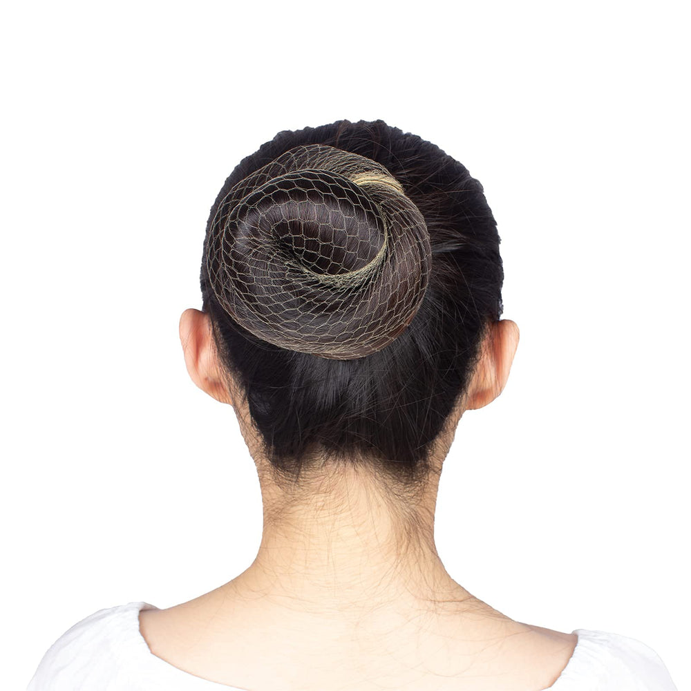 Pack of 20pcs Hair Nets Invisible Elastic Edge Mesh 50cm 20 Blonde