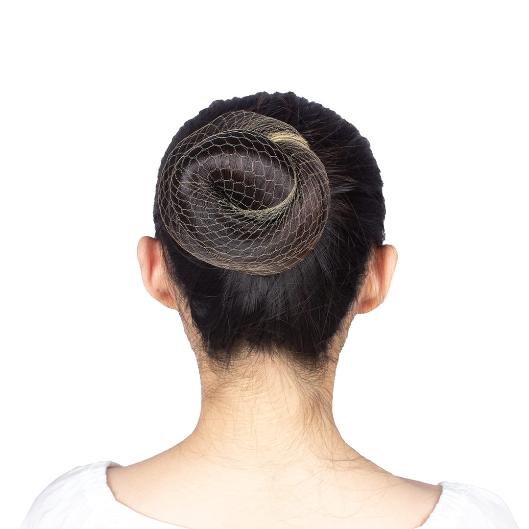 Pack of 20pcs Hair Nets Invisible Elastic Edge Mesh 50cm 20 Blonde