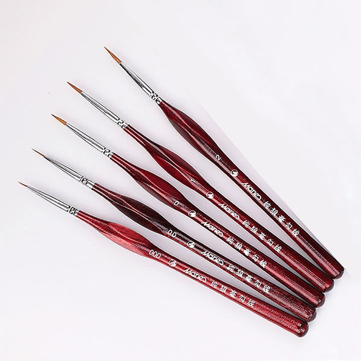 Fine Tip Detail Paint Brush 4PCS Mini Liner Detail Paint Brushes Set for Painting