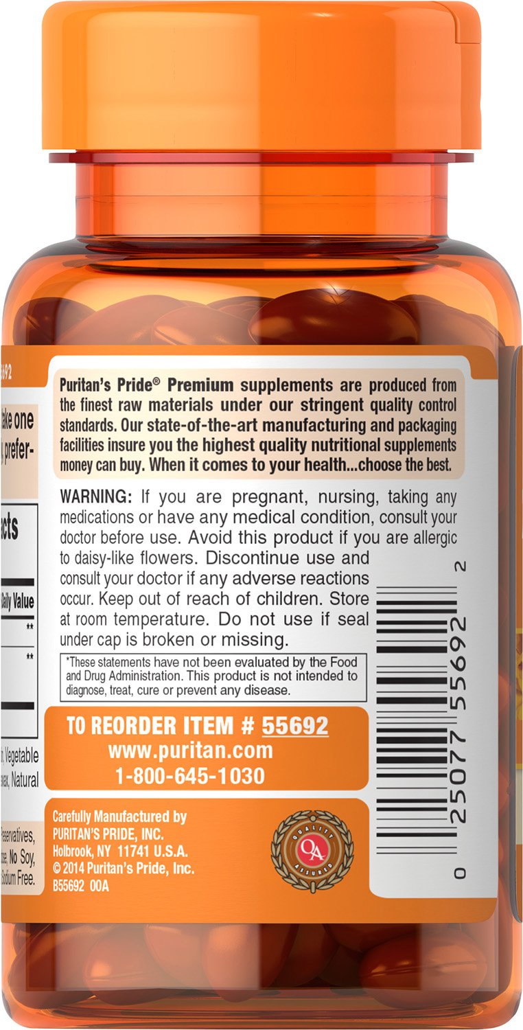 Puritan&#39;s Pride Zeaxanthin 4mg with Lutigold™ L