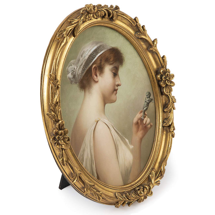 Oval Antique Photo Frames 8x10,Vintage Picture Frame 10x8 in Gold for Wall Gallery or Tabletop Photo Display…