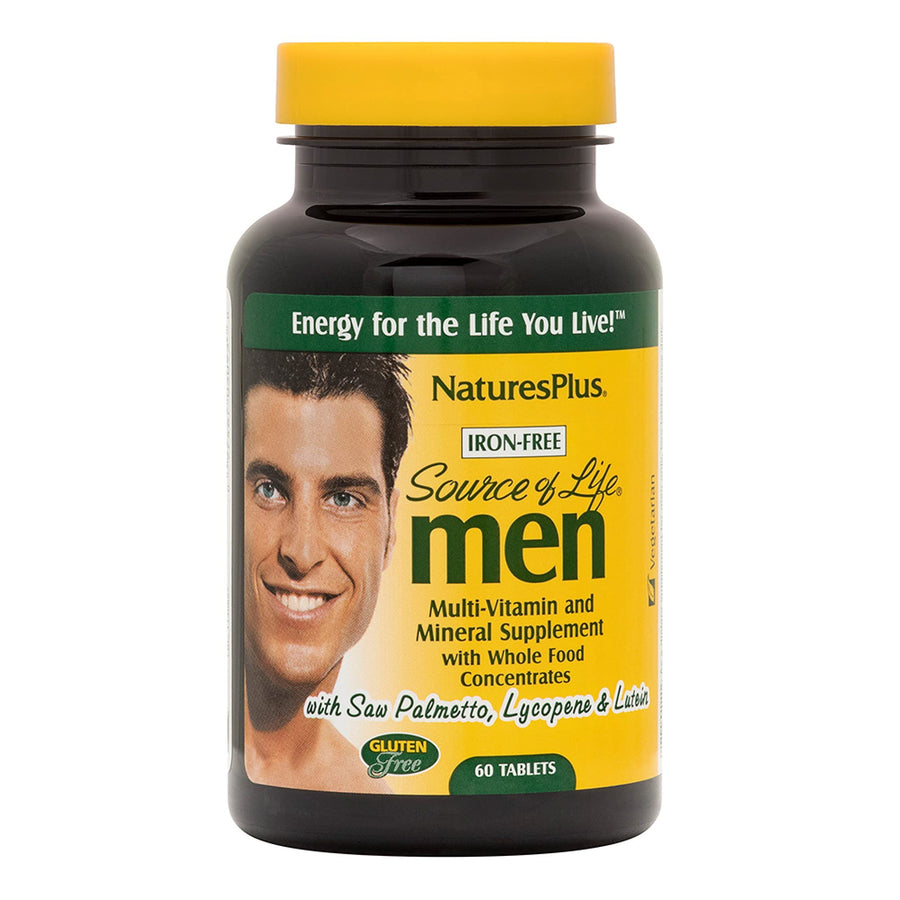 Natures Plus Source of Life Men Multivitamin - 60 Veget