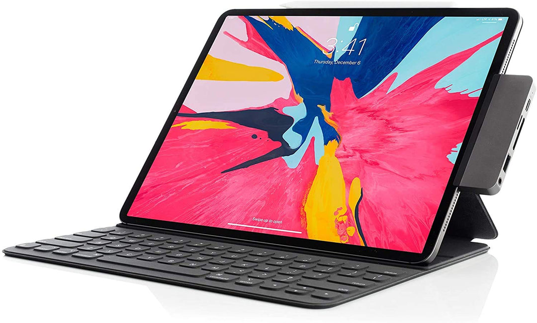 Drive 6-in-1 USB C Hub HDMI 4K 60Hz - PD 60W, Audio Jack, SD/MicroSD, USB-A Compatible w/iPad Pro Air 2020 2019 2018, M1 iPad Pro 2021, Space Gray