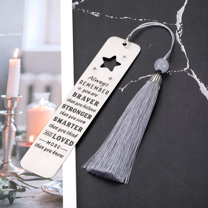 Son Daughter Back to School Gifts First Day of School Gifts for Girls Boys Inspirational Bookmarks for Book Lovers Gifts Stocking Stuffers for Women Men Valentines Day Christmas Gifts for Women Men