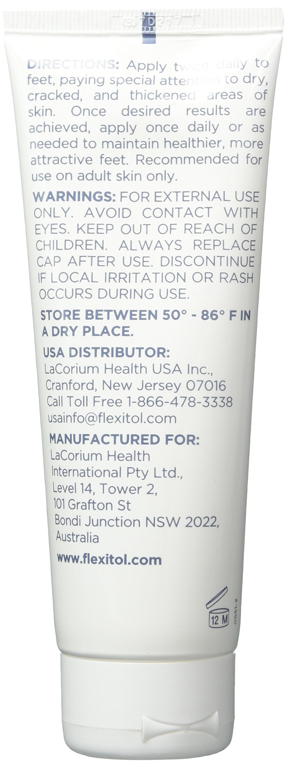 Flexitol Heel Balm 4 Oz Tube (Pack of 2), Rich Moisturi