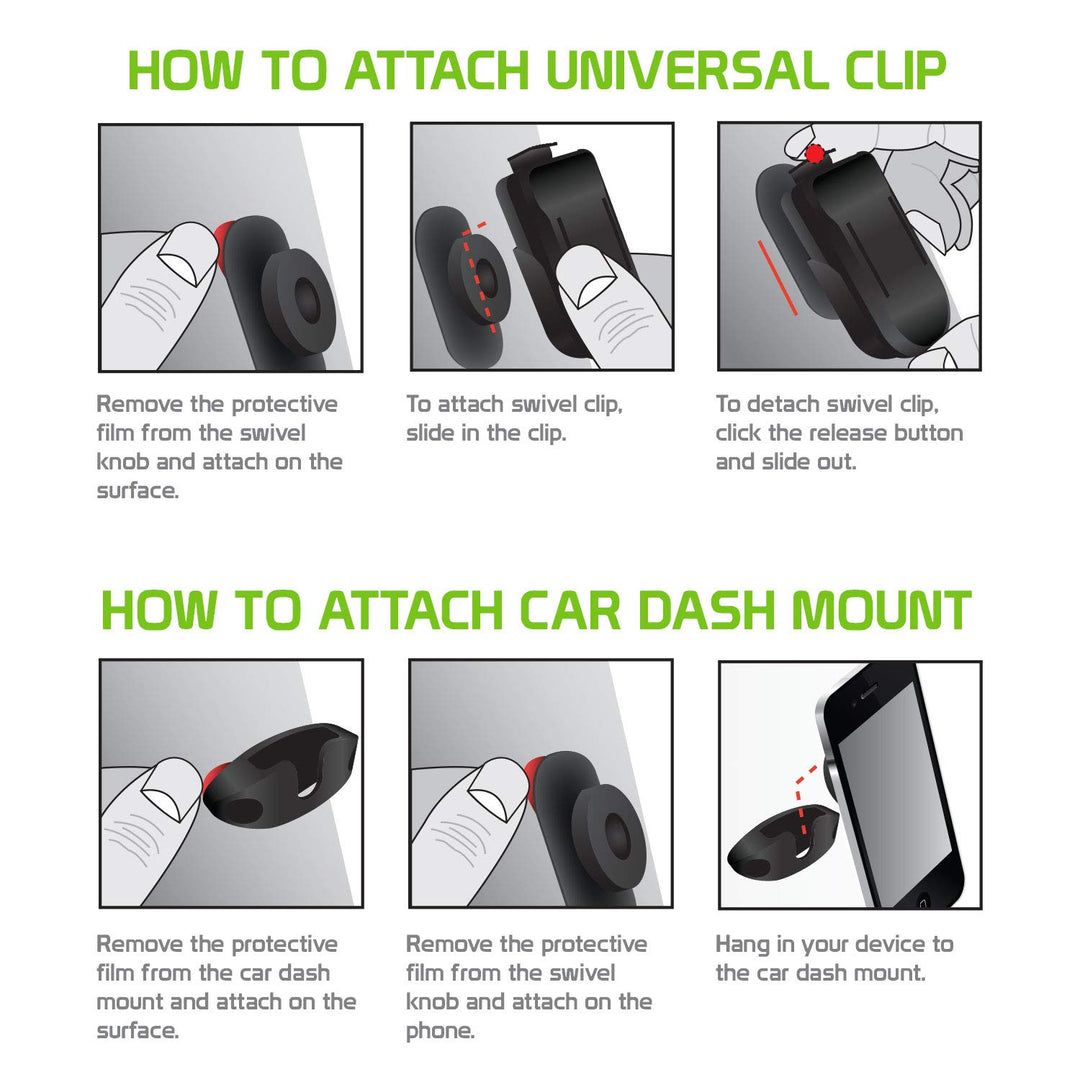Cellet Universal Swivel Belt Clip for Car Mount, GPS Co