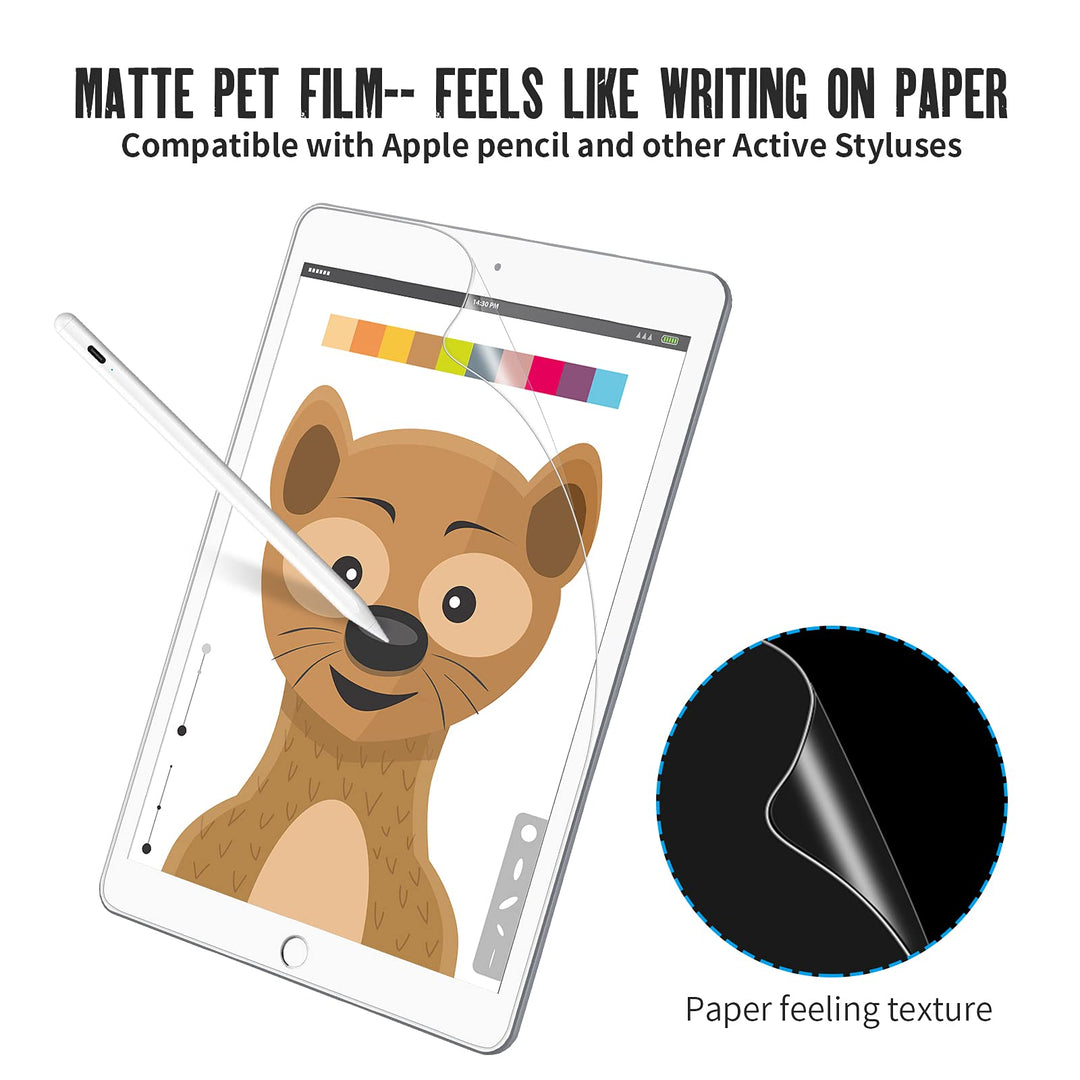 Paper Screen Protector for iPad Air 3 (2019), for iPad Pro 10.5(2017), Matte Paper Screen Protector for iPad 10.5, Compatible with Apple Pencil/Scratch Resistant/NO Glare