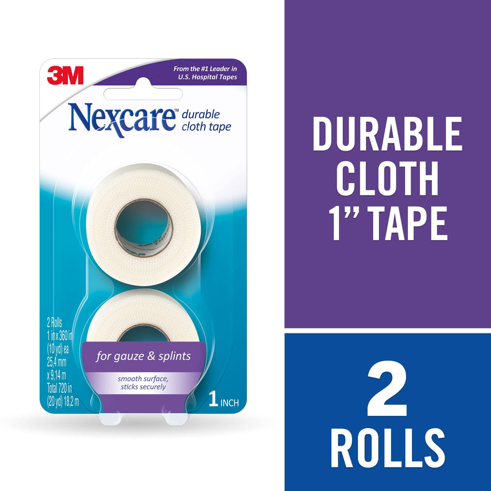 Nexcare Durapore Durable Cloth Tape 1 Inch X 10 Yards, 